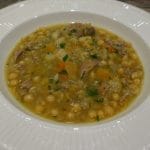 Erte- og rotgrønnsaksuppe