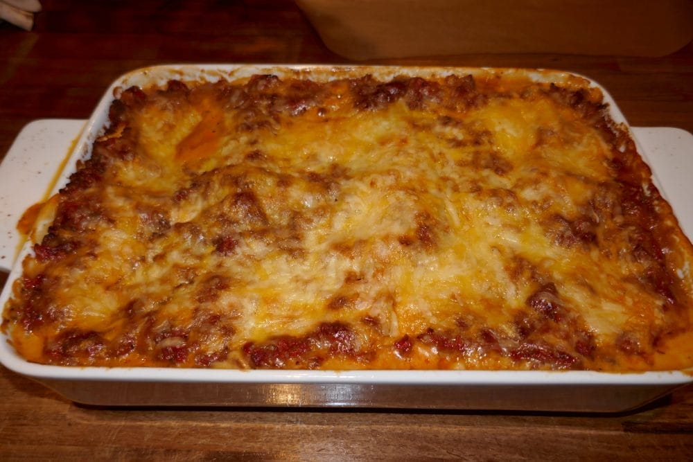 Lasagne av elg