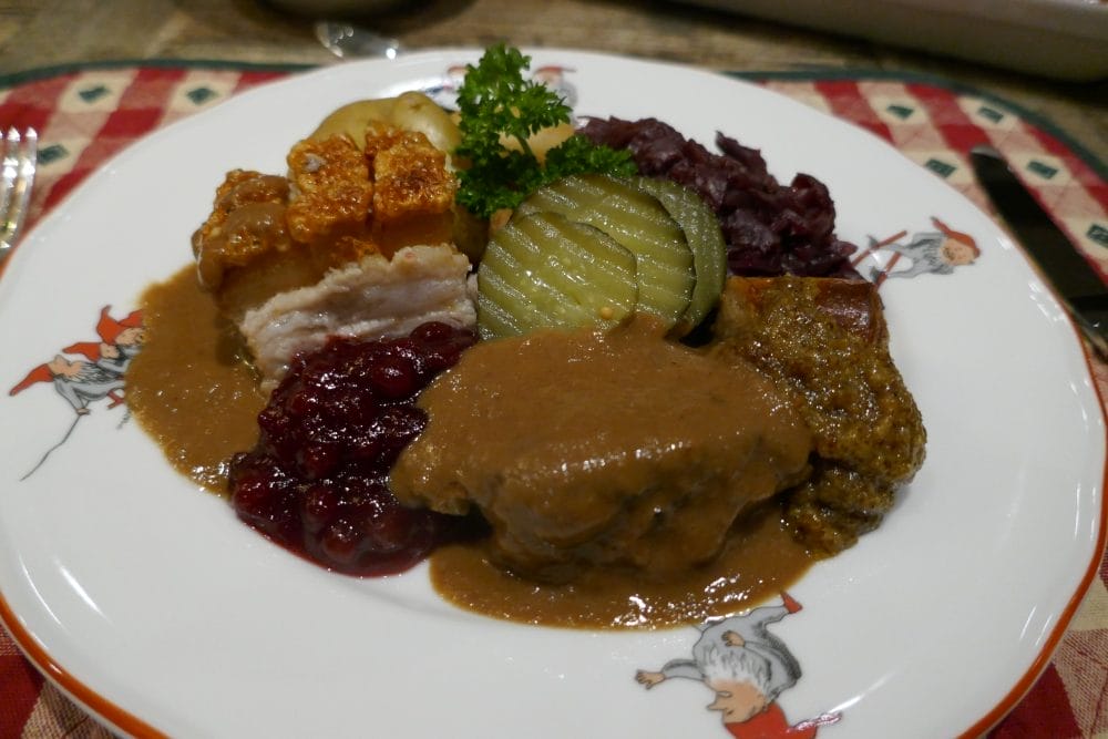 Ribbe til julemiddag