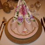 Festbord med oldemors gamle servise