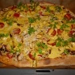 Pizza med kylling og bearnés