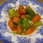 Glaserte gulrøtter og purre