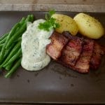 Stekt flesk med persillesaus