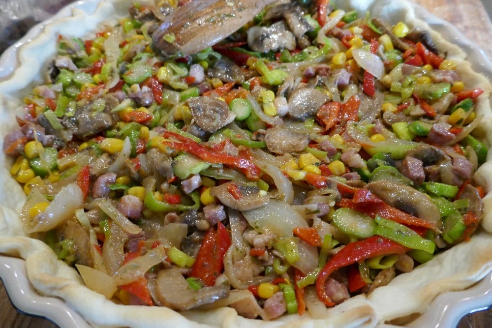 Pai med biff og bearnaise