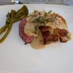 Kalvefilet med pepper- og blåskimmelsaus