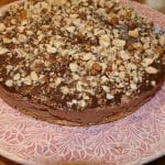 Stekefri sjokolade- og hasselnøttostekake