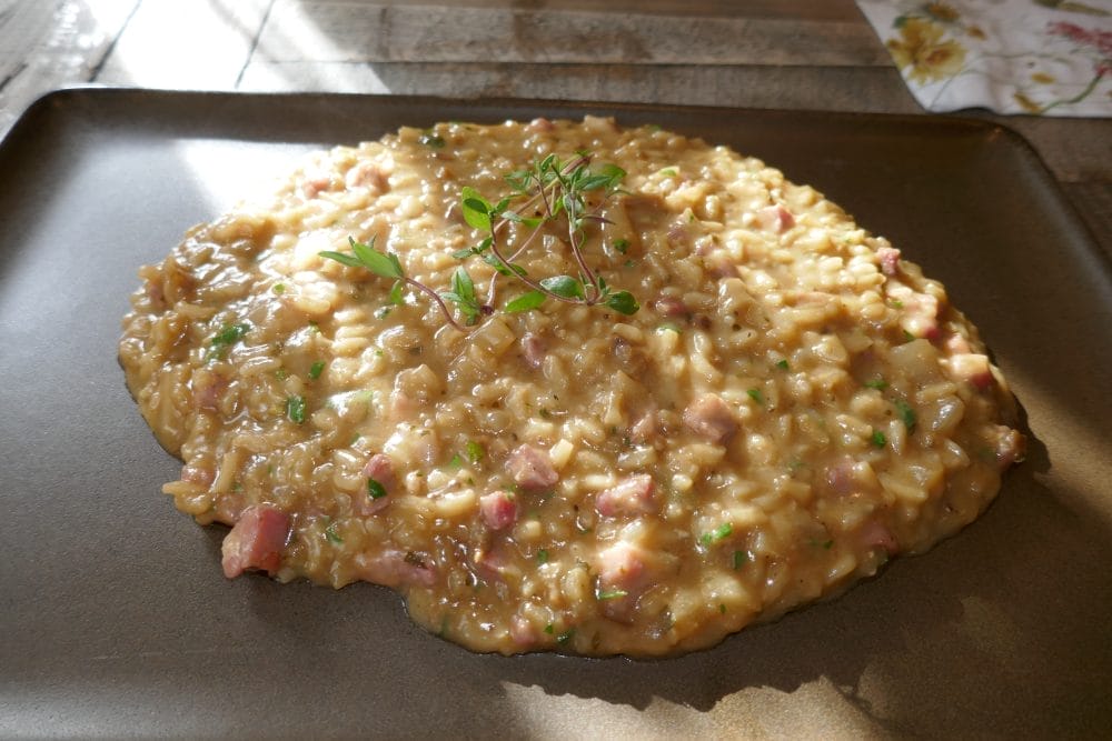 Risotto med pancetta