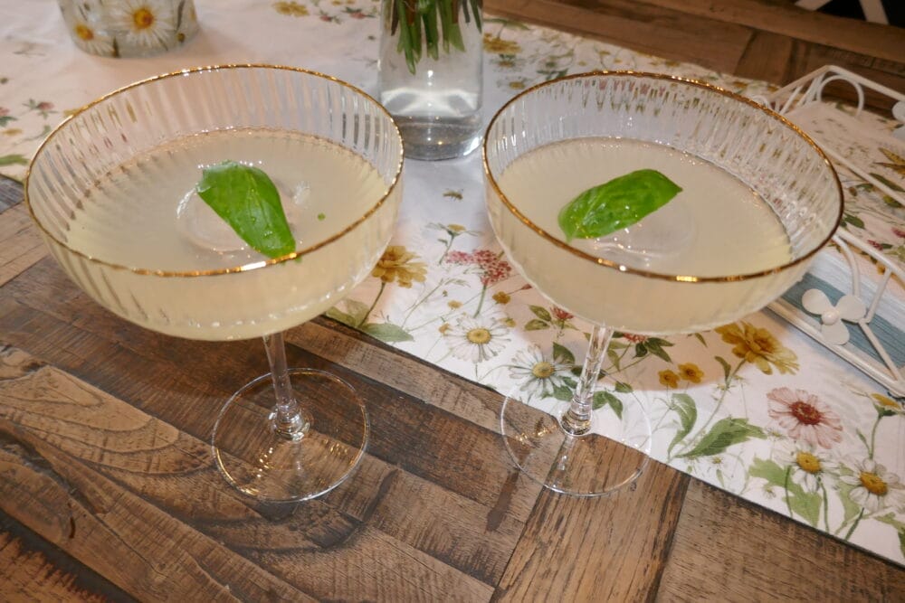 Gin- og basilikumsmash