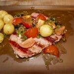 Grillet tunfisk med potet- og tomatsalat