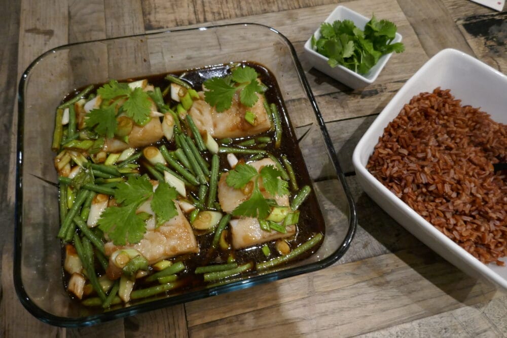 Torsk med soya- og hoisinsaus