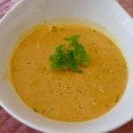 Fiskesuppe av blåskjellkraft