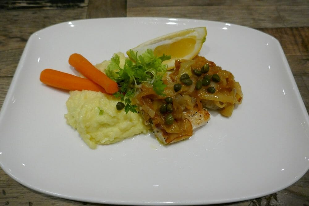 Seibiff med løk Seibiff med løk