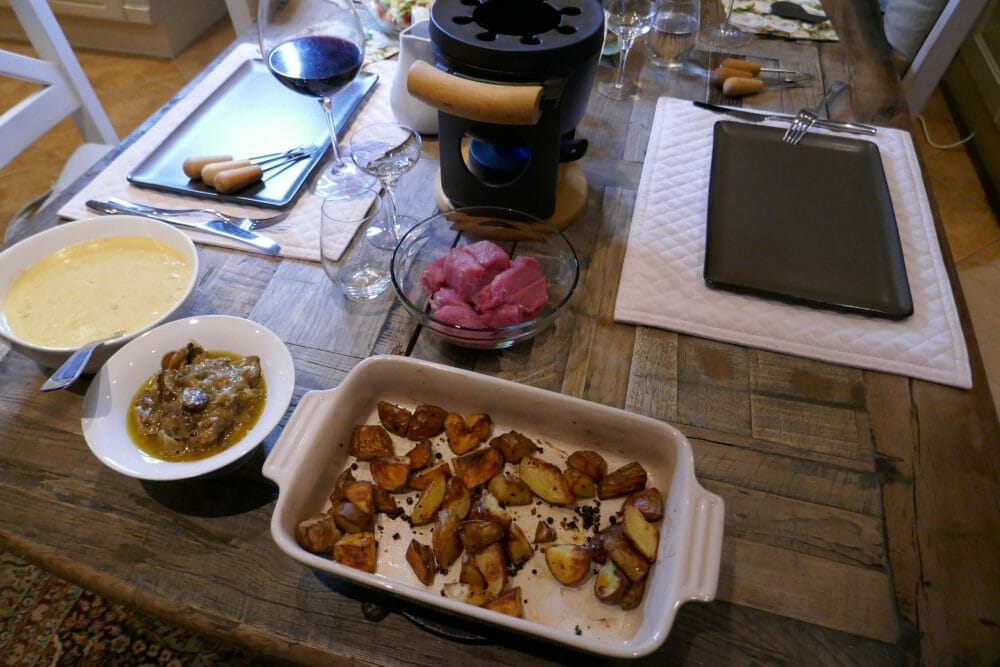 Fondue - frem fra glemselen