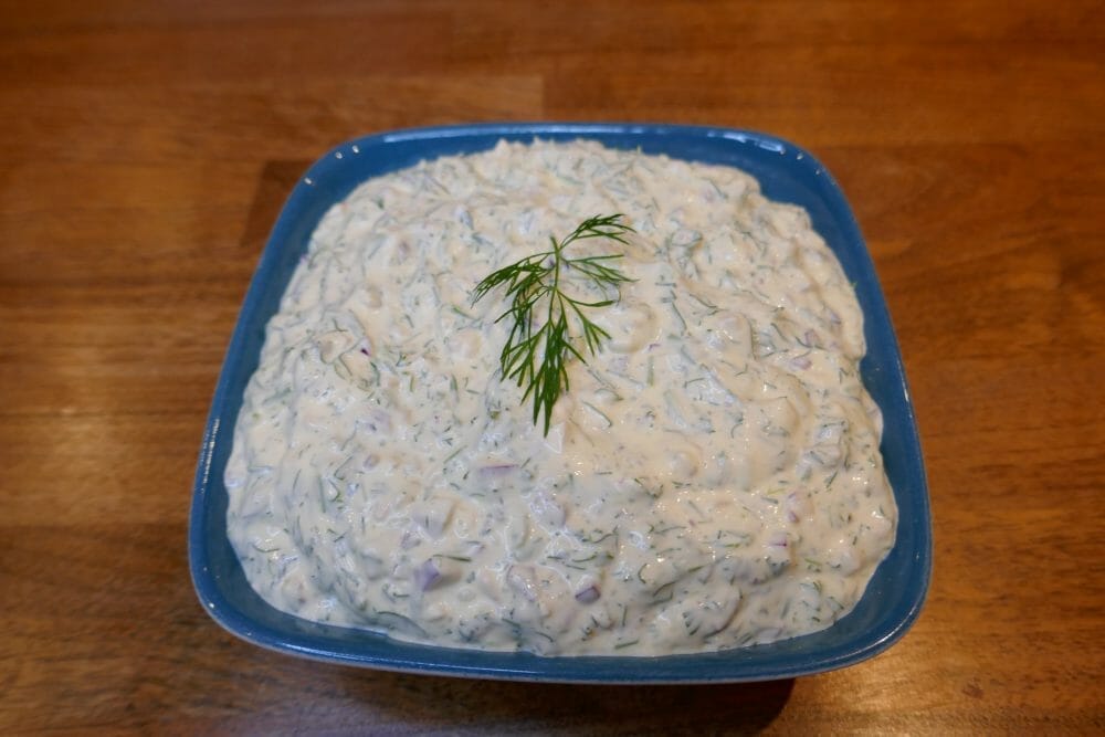 Deilig saus til skalldyr og røkt fisk