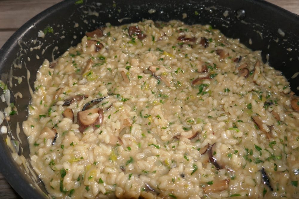 Ukemeny for uke 12 Risotto med aromasopp og trøffel
