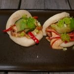 Steam buns med laks
