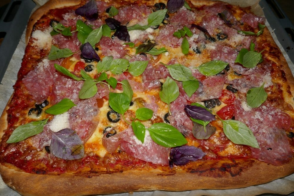 Ukemeny for uke 15 Pizza med salami