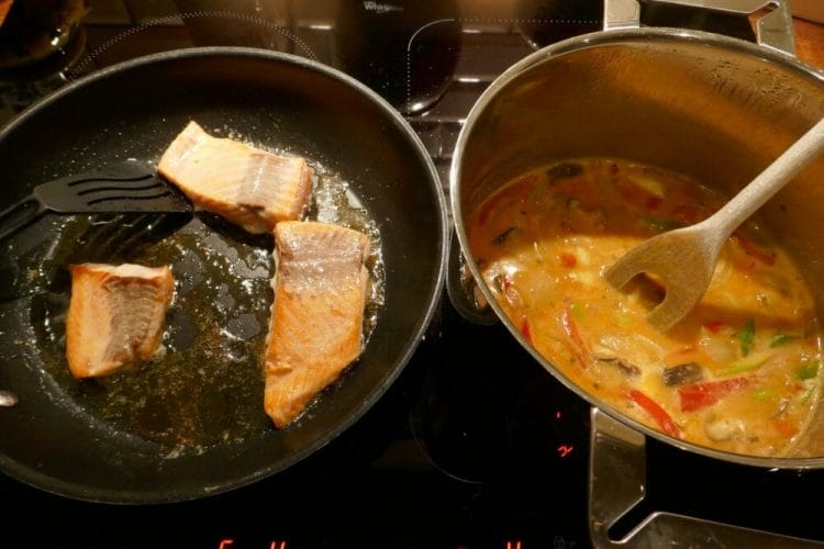 Red curry fish soup Red curry fish soup