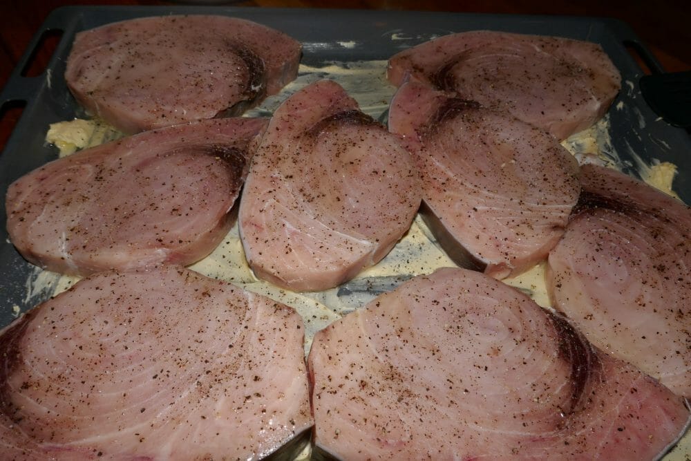 Sverdfisk før steking