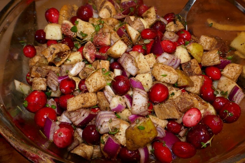 Stuffing til helstekt gås