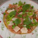 Carpaccio av laks