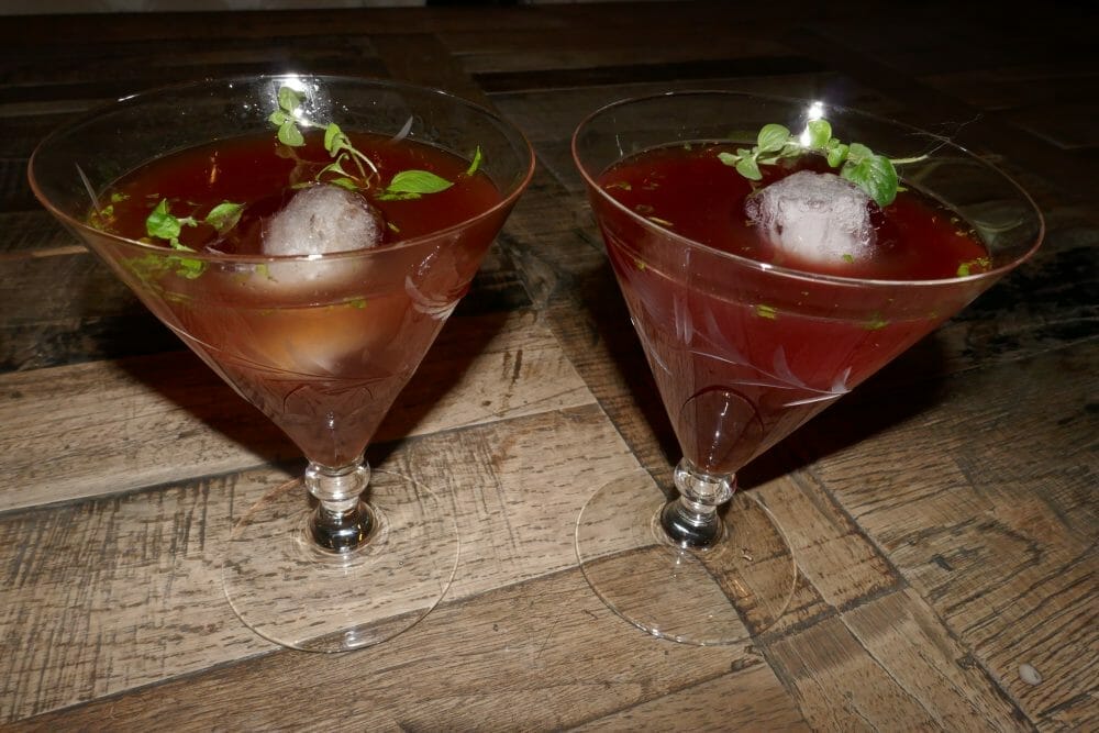 Cosmojito cocktail