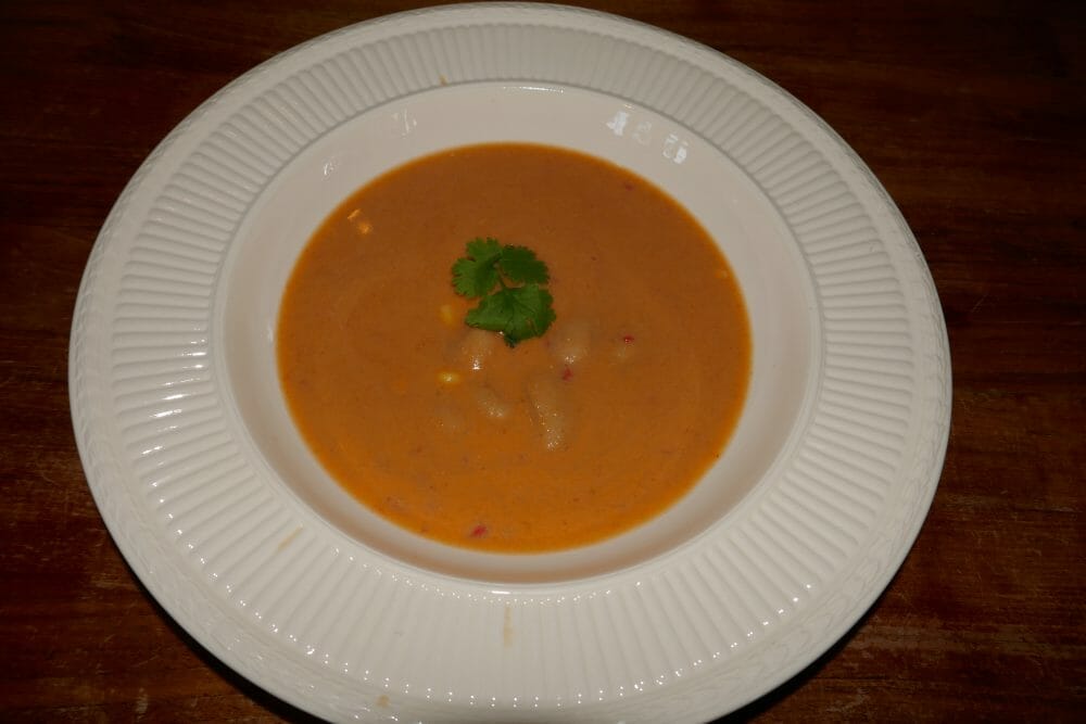 Bønnesuppe med mais