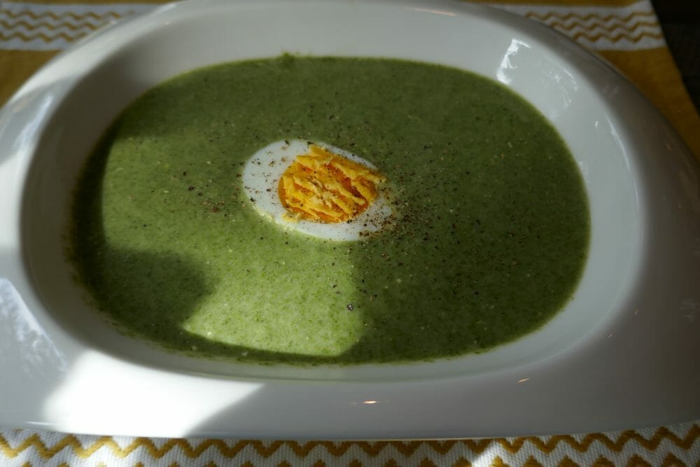 Spinatsuppe