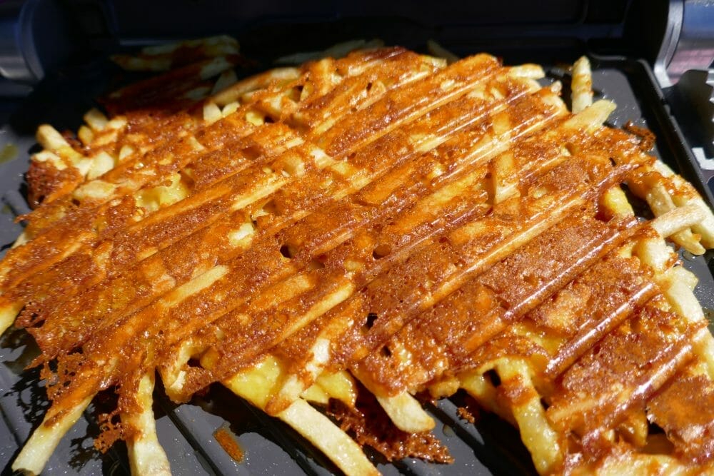 Vaffelchipsburgerbrød