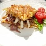 Vaffelchipsburgerbrød