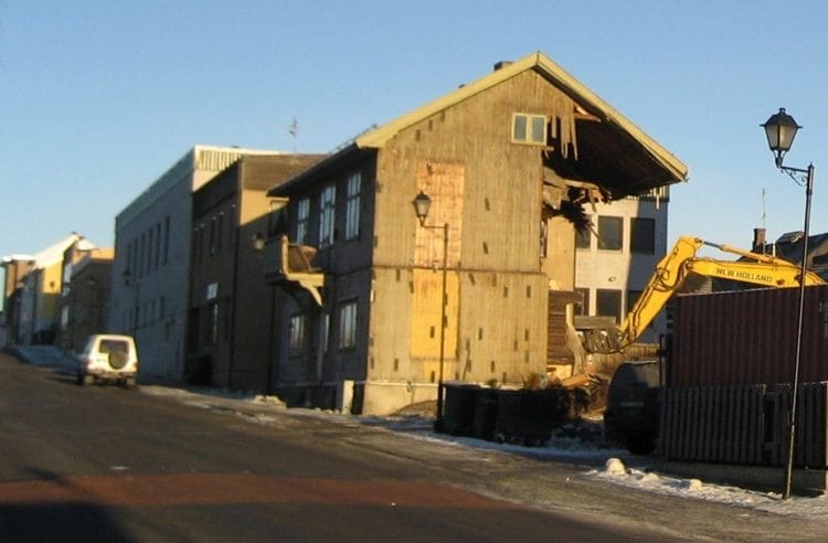 Paule's guest house was demolished in 2007