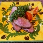 Culotte med chimichurri og småsinte ovnspoteter