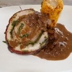 Porchetta med soppsaus