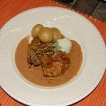 Svinefilet i rosépeppersaus