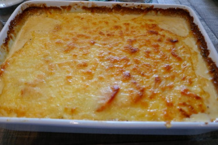 Fløtegratinerte søtpoteter Fløtegratinerte søtpoteter