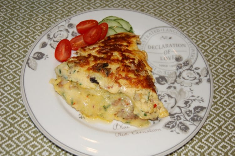 Omelett med pepper Jackost Omelett med pepper Jackost