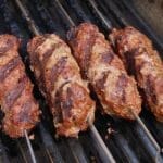 Kebab av lammedeig