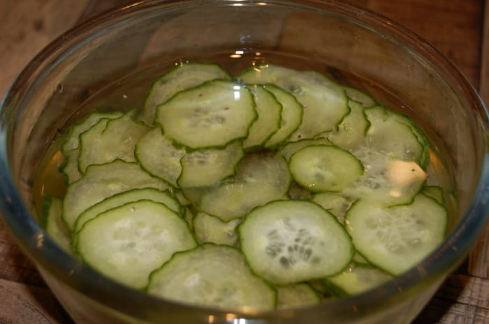 Agurksalat med stevia - et sunnere alternativ