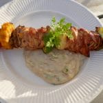 Grillspyd med potetmos