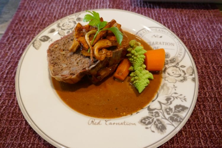 Weekly menu for week 42 Meat pudding of deer
